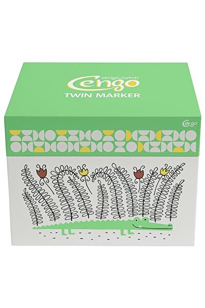 Cengo Twin Marker Çift Uçlu Kalem 120 Renk CGO136