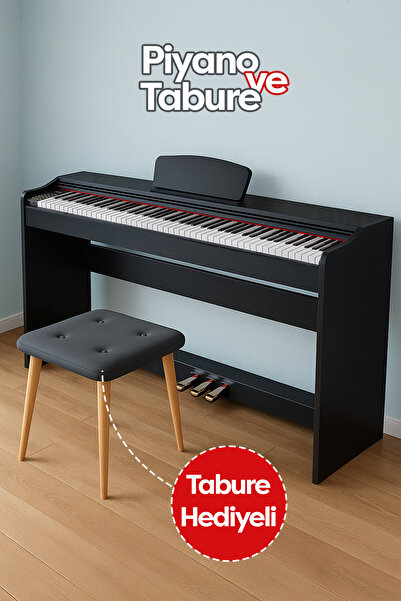 Hendest Bl-8820 Dijital 88 Tuşlu Ahşap Piyano
