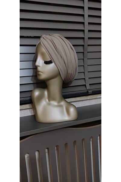 ABB Meryemcebone Tesettür Giyim Vizon Rengi Çift Taraflı Bone