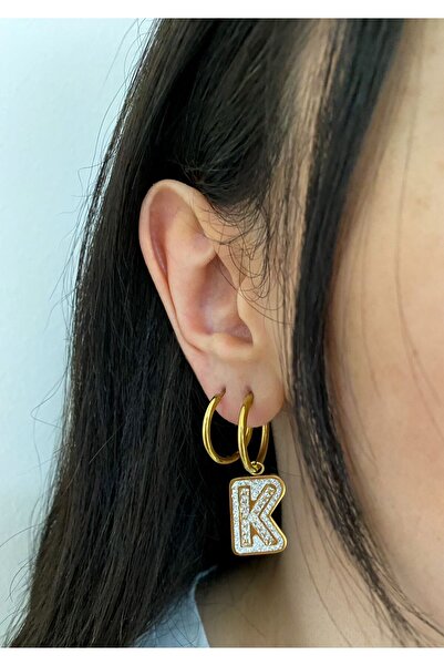 DEMOKAN أقراط نسائية من حجر الزركون الصلب أقراط نسائية مضادة للتشويه