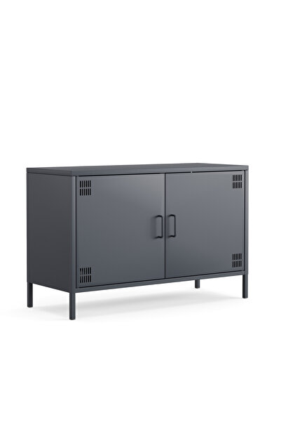 Furni24 Tv Ünitesi, Tv Dolabı,2 Kapaklı Dolap 100,50 x 40 x 64,50 cm