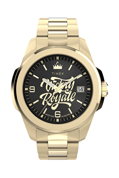 Timex x Fortnite Essex 45mm Stainless Steel Bracelet Watch