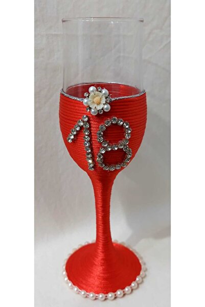 OEM Party Set consisting of the Birthday Girl's Glass and a Cake Topper, assorted