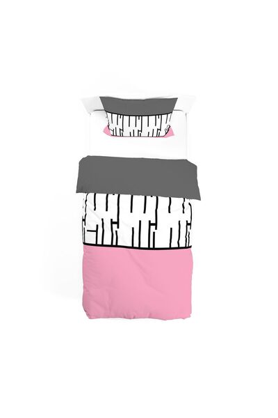 yok yok evim eve dair her şey Set cuvertură de pilota pentru pian cu două fețe roz - Imprimat digital, simplu