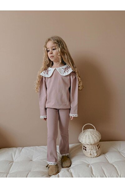 My Kids Wear Baby Collar Girl's Set