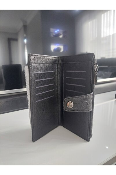 Polo Rose Black Wallet (with Phone Compartment)