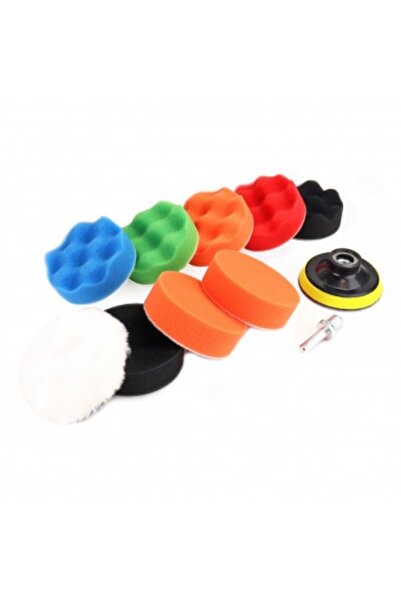 A ŞAMİOĞLU Set de 10 bureți și discuri de lustruit 80 mm