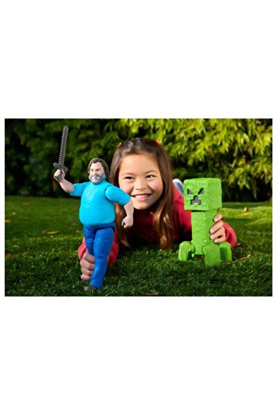 mattel Minecraft Filmi Büyük Aksiyon Figürü Steve 30 cm JGG67