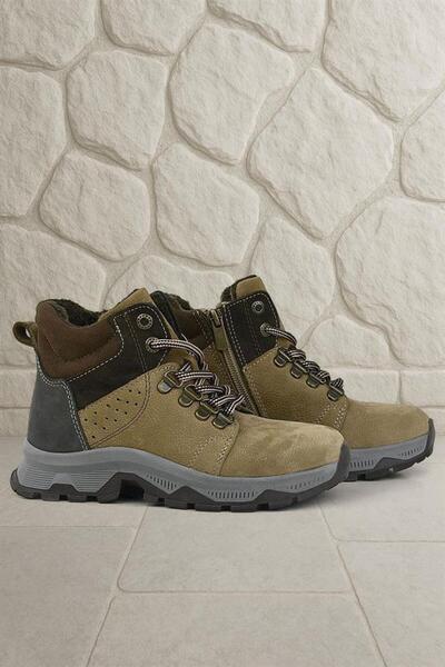 Rakerplus Παιδικές μπότες Trekking με φερμουάρ από γνήσιο δέρμα