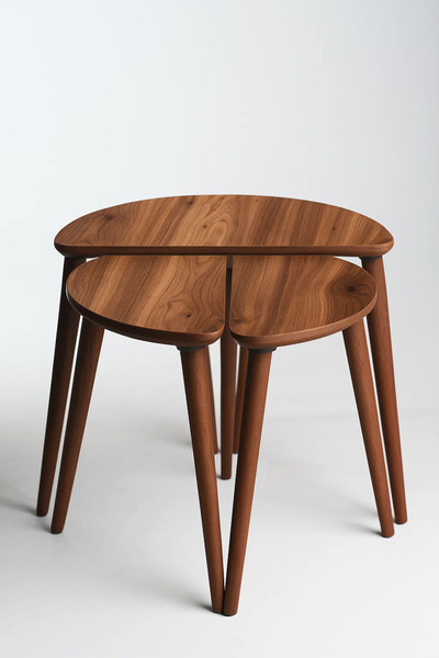 AYGE Roma 3lü Zigon Sehpa %100 MDF Urartu