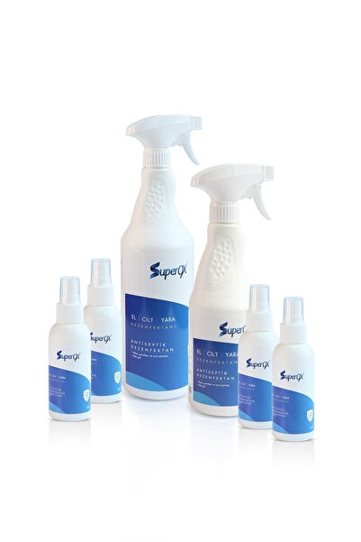 SuperOX Hipokloröz, Alkolsüz, El & Cilt & Yara Çevresi Dezenfektanı Aile Paketi