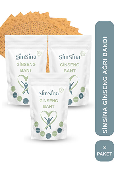 Simsina Ginseng Ağrı Bandı ile Anında Konfor ve Kalıcı Rahatlama 75 Adet Gins...