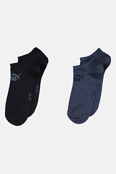 Puma Men 2 Pairs Brand Logo Socks, Multicolor