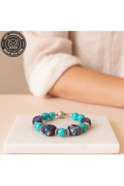 Asteria Elite سوار درع الطاقة السلبية سوداليت الفيروزي