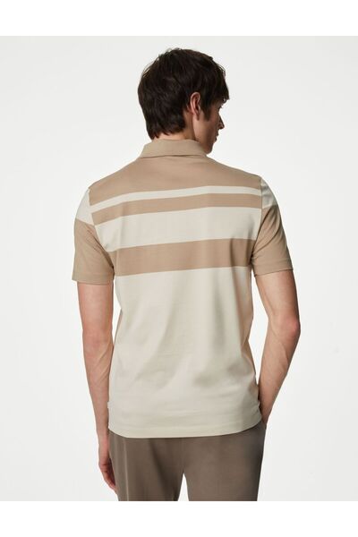Marks & Spencer Saf Pamuklu Polo Yaka T-Shirt