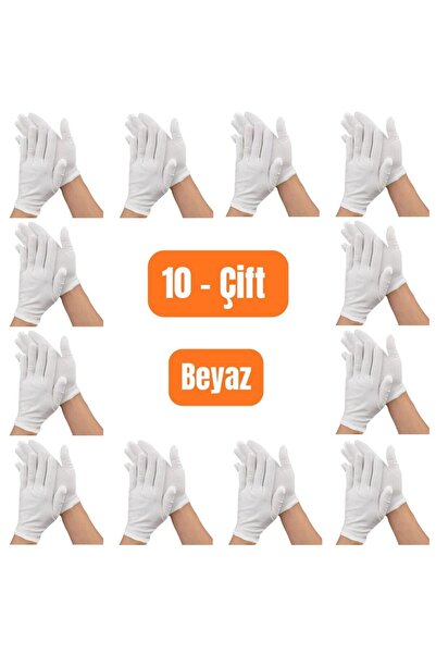 AXE SPORTSWEAR 10 пар унісекс-рукавичок для офіціантів, пантомімних вистав, урочистих церемоній