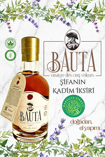 BAUTA Vinaigre des cinq voleurs Bauta Marsilya Sirkesi 200ml (BEŞ HIRSIZ SİRK...