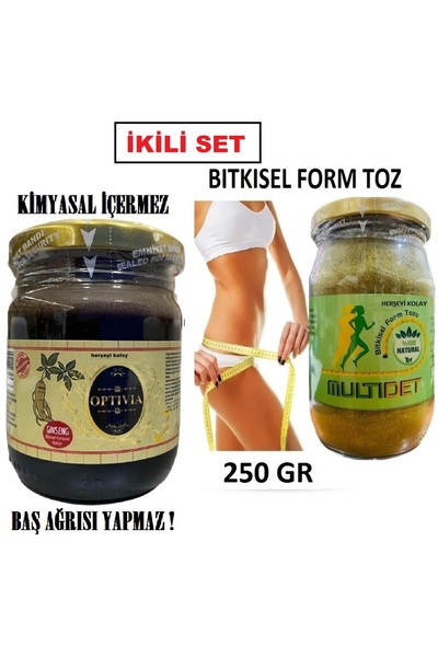 Herşeyi Kolay Lepidium Mate Sandaloz Sakızı Kiraz Sapı Form Toz Ve Optivian, Atom Macunu 240gr