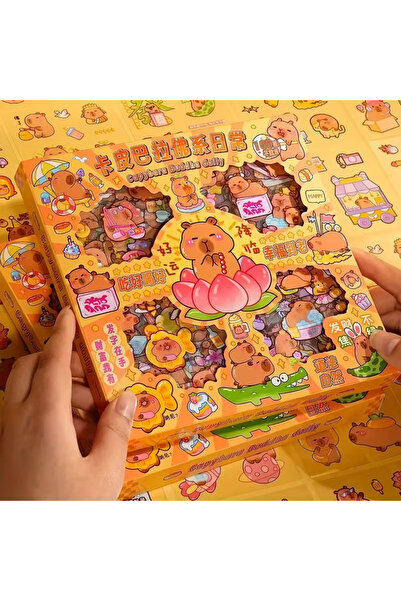 UĞURDAN Kapibara Planlayıcı Capybara Sticker Seti - Sticker – Ajanda, Günlük, Scrapbook Çıkartma