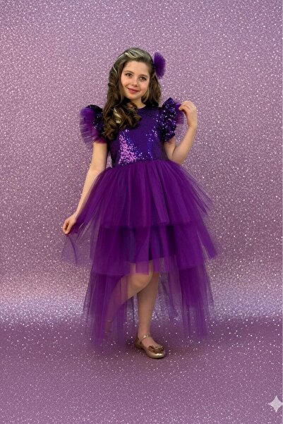 MARMARA FIRSAT Rochie de seara pentru copii cu paiete cu paiete