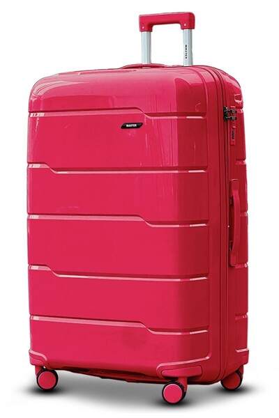 ZAAPPY Extra Large 32-Inch (36-40KG) Lightweight PP Luggage Unbreakable, Hard Shell, Security Lock