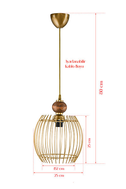 DEDE TEKLİ BARILLE SARKIT AVİZE ESKİTME