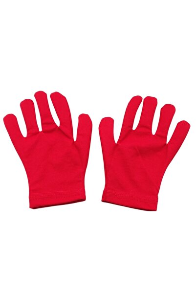 AXE SPORTSWEAR Çocuk Kırmızı & Bando & Pandomim & Gösteri & Merasim Eldiveni