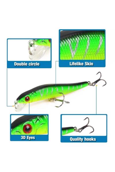 usmtekno Lures Rapala Sahte Zoka Mavi Suni Yem 23gr