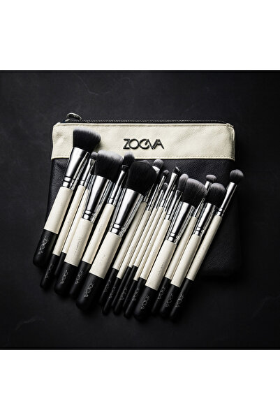 Zoe Set pensule makeup, 18 bucati White