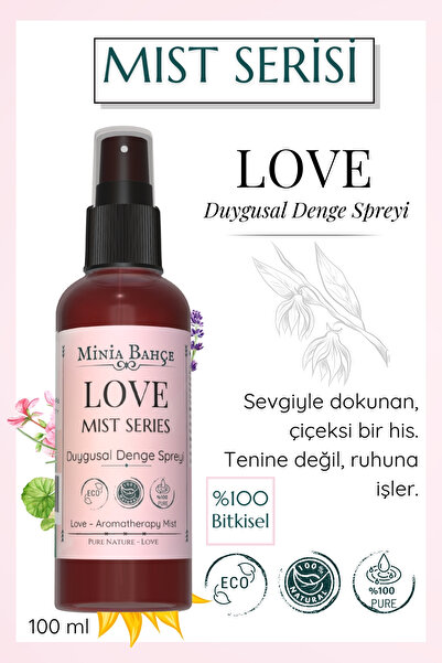 Minia Bahçe Bitki ve Sanat Atölyesi LOVE Mist Lavanta & Ylang Ylang İçerikli ...