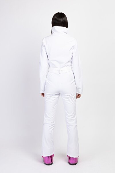 serpildinc Sd kadın kar beyaz Yakalı Kayak Tulumu skisuits