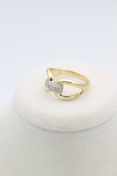 XUPING JEWELRY Style Pearl/Xuping Jewelry Knot Model Zircone Stone Ring