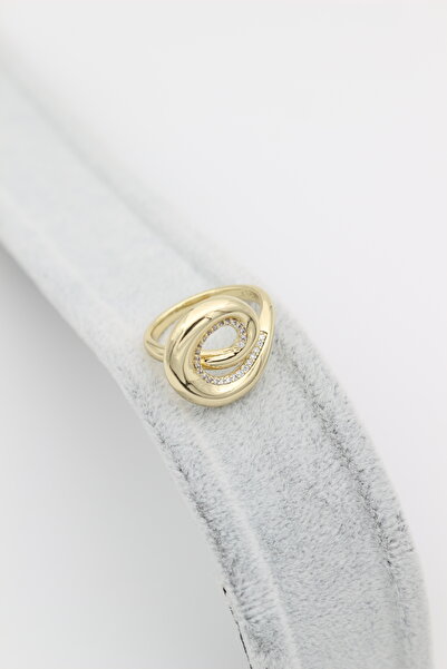 XUPING JEWELRY Style Pearl/Xuping Jewelry Snail Model Zircon Stone Ring