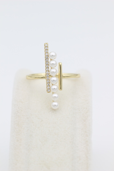 XUPING JEWELRY STİL İNCİSİ/XUPING JEWELRY İNCİ TAŞLI YÜZÜK