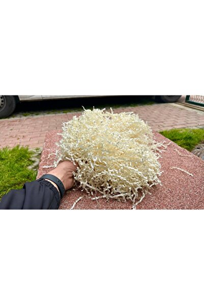 Orbak Kağıt 1 KG Krem Zigzag Kırpık Kağıt | Hediye Kutusu Dolgu ve Süsleme Ma...