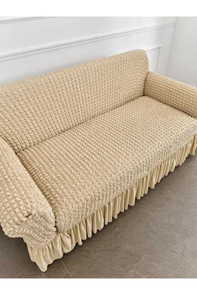 ÖZMAKAN 3-місний диван-крісло, диван, покривало для дивана, чохол для дивана 1 шт. молочний