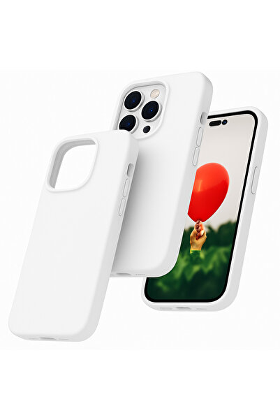 HyperAge iPhone 14 Pro Kılıf İçi Kadife Kamera Yükseltili Lansman Silikon Kap...
