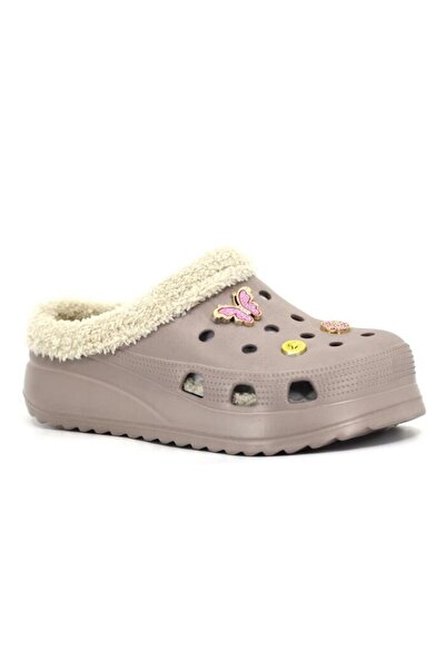 Sonimix Γυναικείες Παντόφλες Σπίτι Furry Stone Eva Χειμερινές Ορθοπεδικές Παντόφλες