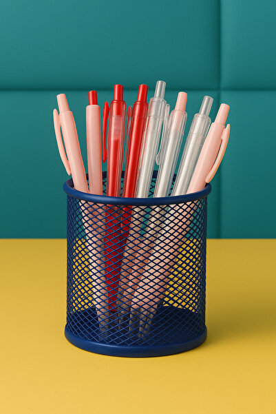 Boldy Офісний настільний перфорований пенал - Металевий пенал - Органайзер