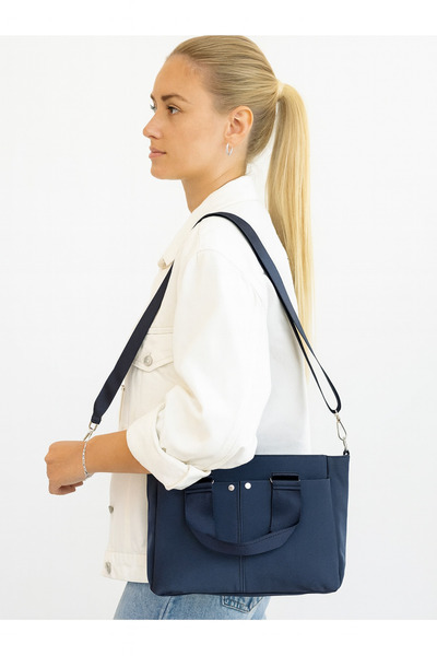 H&D COLLECTİON Geantă de mână și de umăr din piele moale de calitate medie, c...