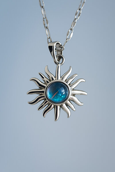 TWOGAN قلادة ستون سول ستيل، سلسلة مفصلة