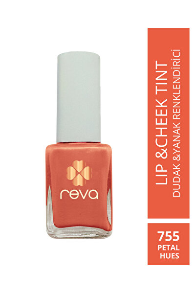 REVA Mercan Dudak & Yanak Renklendiricisi-Lip & Cheek Tint Petal Hues No:755 10 ml