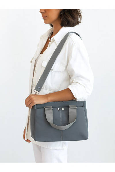 H&D COLLECTİON Елегантна якісна м'яка шкіряна сумка середнього розміру з безл...