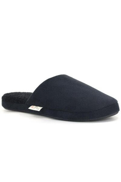 RedPlay Men's House Slippers Comfortable Suede Winter Slippers Flat