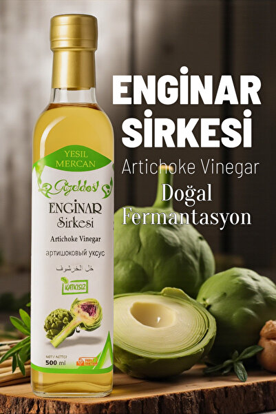 Güzeldost El Yapımı Enginar Sirkesi Cam Şişe (EL YAPIMI)