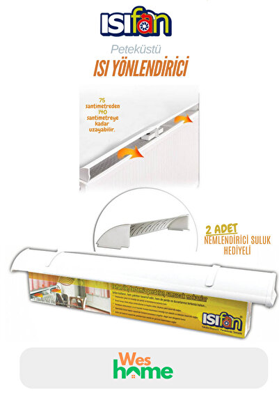 Genel Markalar Petek Üstü Isı Yönlendirici Ayarlanabilir Ölçü 75-140 Cm Arası...