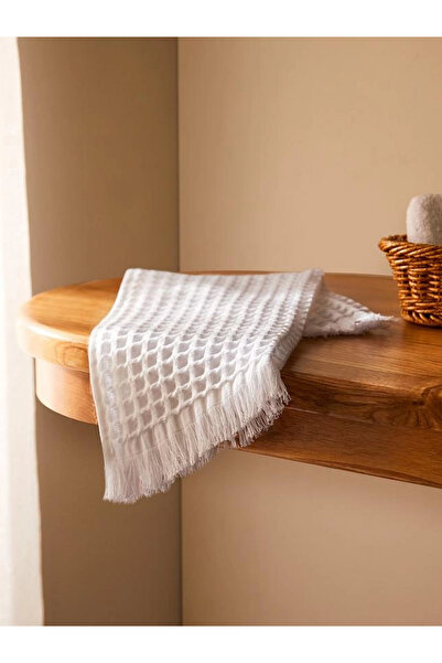 JOLLY HOME 3-Piece Soft Textured Towel Set – 30X45, 50X90, 80X160 cm – 100% Cotton – White