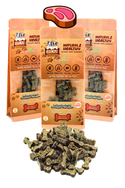 Eva & Wall-e Köpek Ödül Maması Sığırlı 3’lü Set 165g | Yumuşak Doğal Eğitim v...