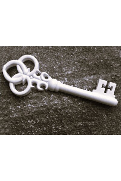 morlalem m 11cm Anahtar Silikon Kalıp K-401, Taş Tozu Polyester Sabun Alçı Mu...