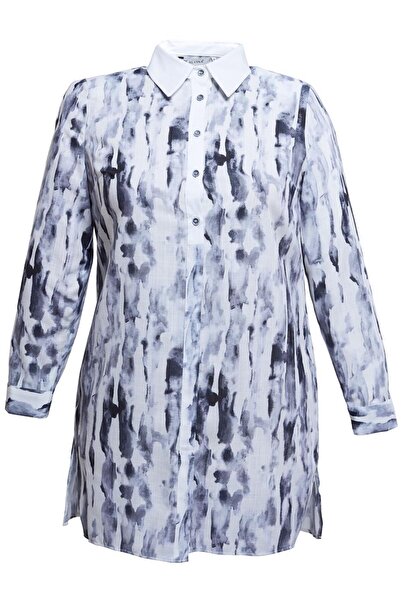 Alvina Plus Size Patterned Tunic 20540